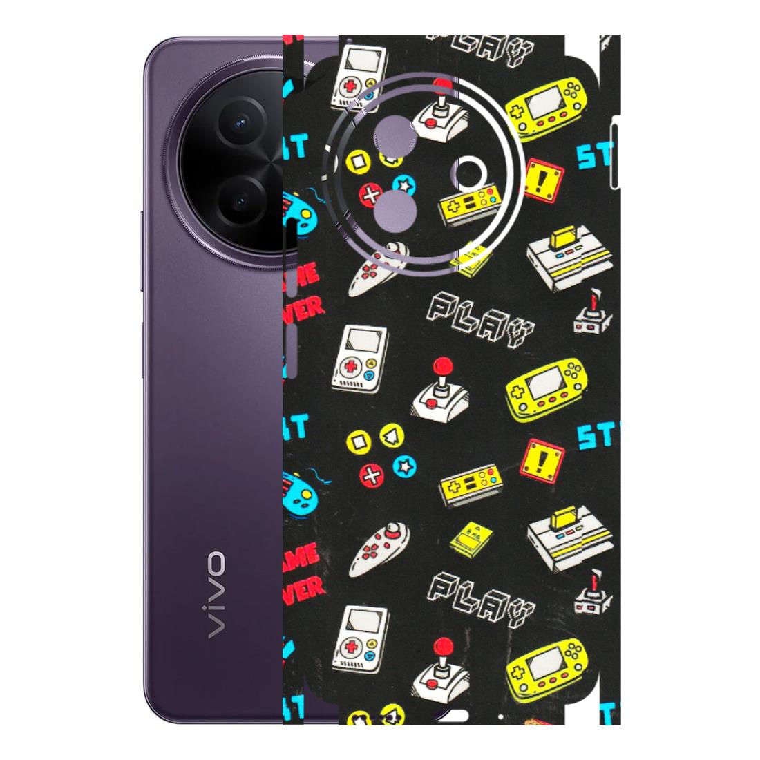 VIVO Y Series Phone Skins (All Models) - Gaming Doodles - 3D Embossed Finish (L-224) Vivo Y39 5G