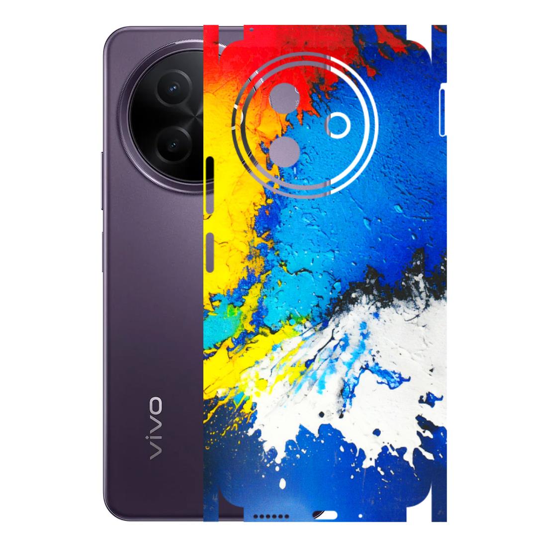 VIVO Y Series Phone Skins (All Models) - Acrylic Paint Spill - 3D Embossed Finish (L-229) Vivo Y39 5G