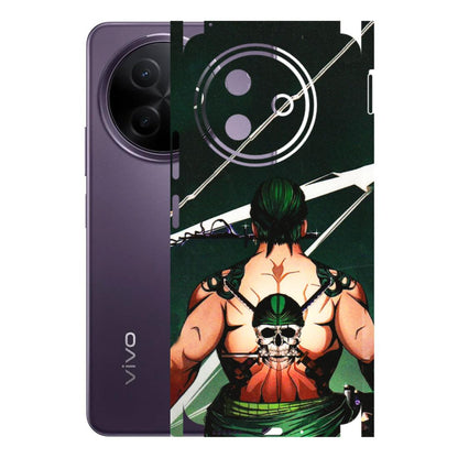 VIVO Y Series Phone Skins (All Models) - Zoro Anime - 3D Embossed Finish (L-23) Vivo Y39 5G