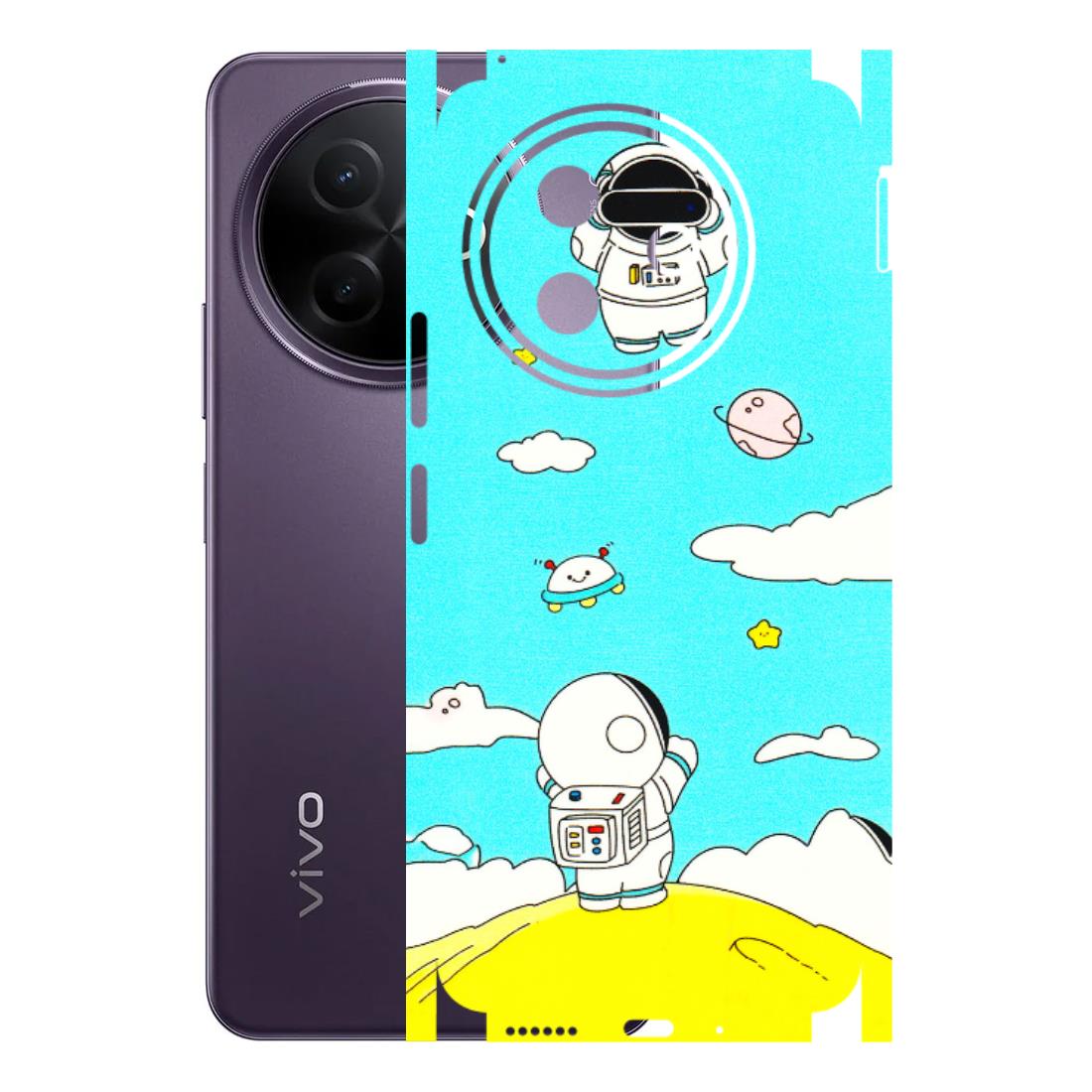 VIVO Y Series Phone Skins (All Models) - Blue Skies Astro Float - 3D Embossed Finish (L-230) Vivo Y39 5G