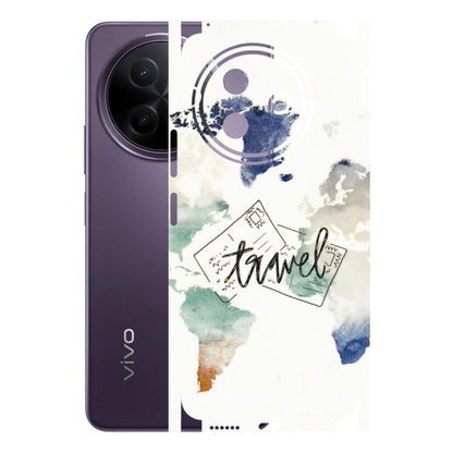 VIVO Y Series Phone Skins (All Models) - Travel The World - 3D Embossed Finish (L-232) Vivo Y39 5G