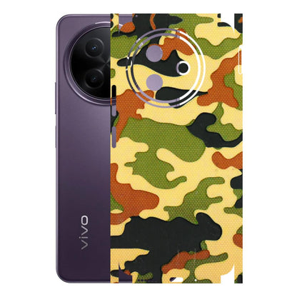 VIVO Y Series Phone Skins (All Models) - Indian Military - 3D Embossed Finish (L-234) Vivo Y39 5G