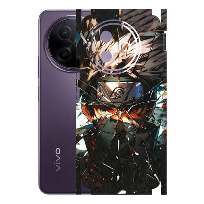 VIVO Y Series Phone Skins (All Models) - Kakashi Shattered Glass Effect - 3D Embossed Finish (L-237) Vivo Y39 5G