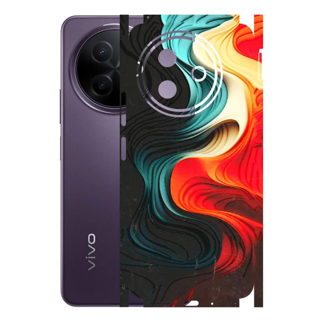 VIVO Y Series Phone Skins (All Models) - The Silky Swirl - 3D Embossed Finish (L-240) Vivo Y39 5G