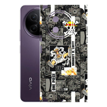 VIVO Y Series Phone Skins (All Models) - Cuffy Anime MonkeyCamic - 3D Embossed Finish (L-242) Vivo Y39 5G
