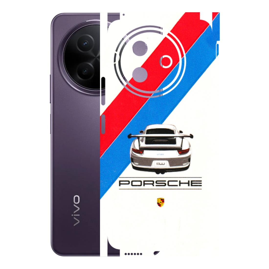 VIVO Y Series Phone Skins (All Models) - Porche Car Sober Logo - 3D Embossed Finish (L-248) Vivo Y39 5G