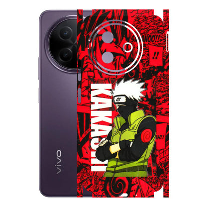 VIVO Y Series Phone Skins (All Models) - Kakashi Red Anime - 3D Embossed Finish (L-251) Vivo Y39 5G