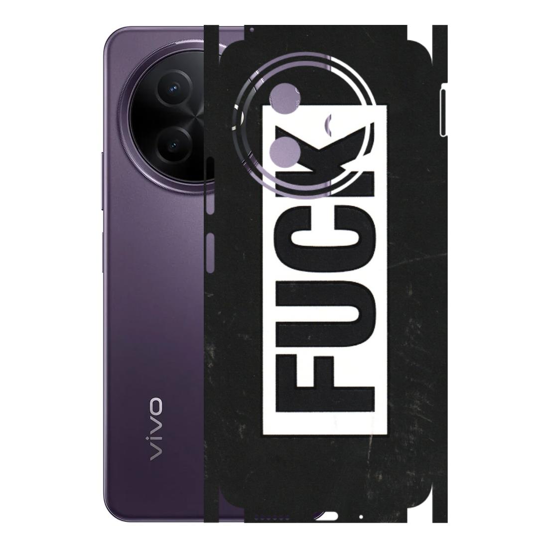 VIVO Y Series Phone Skins (All Models) - The F Word - 3D Embossed Finish (L-255) Vivo Y39 5G