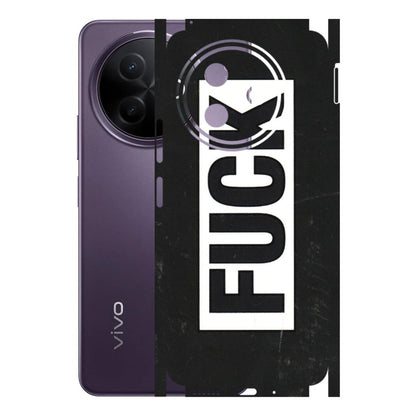 VIVO Y Series Phone Skins (All Models) - The F Word - 3D Embossed Finish (L-255) Vivo Y39 5G