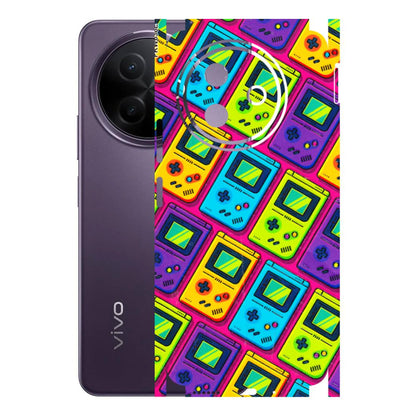 VIVO Y Series Phone Skins (All Models) - Gameboy Colourful - 3D Embossed Finish (L-266) Vivo Y39 5G