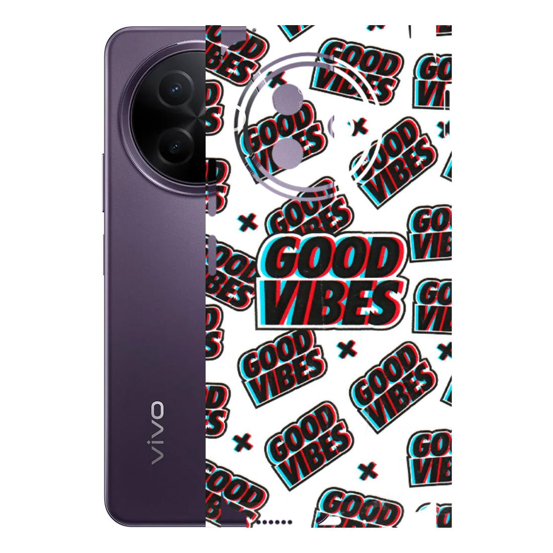 VIVO Y Series Phone Skins (All Models) - Good Vibes - 3D Embossed Finish (L-282) Vivo Y39 5G