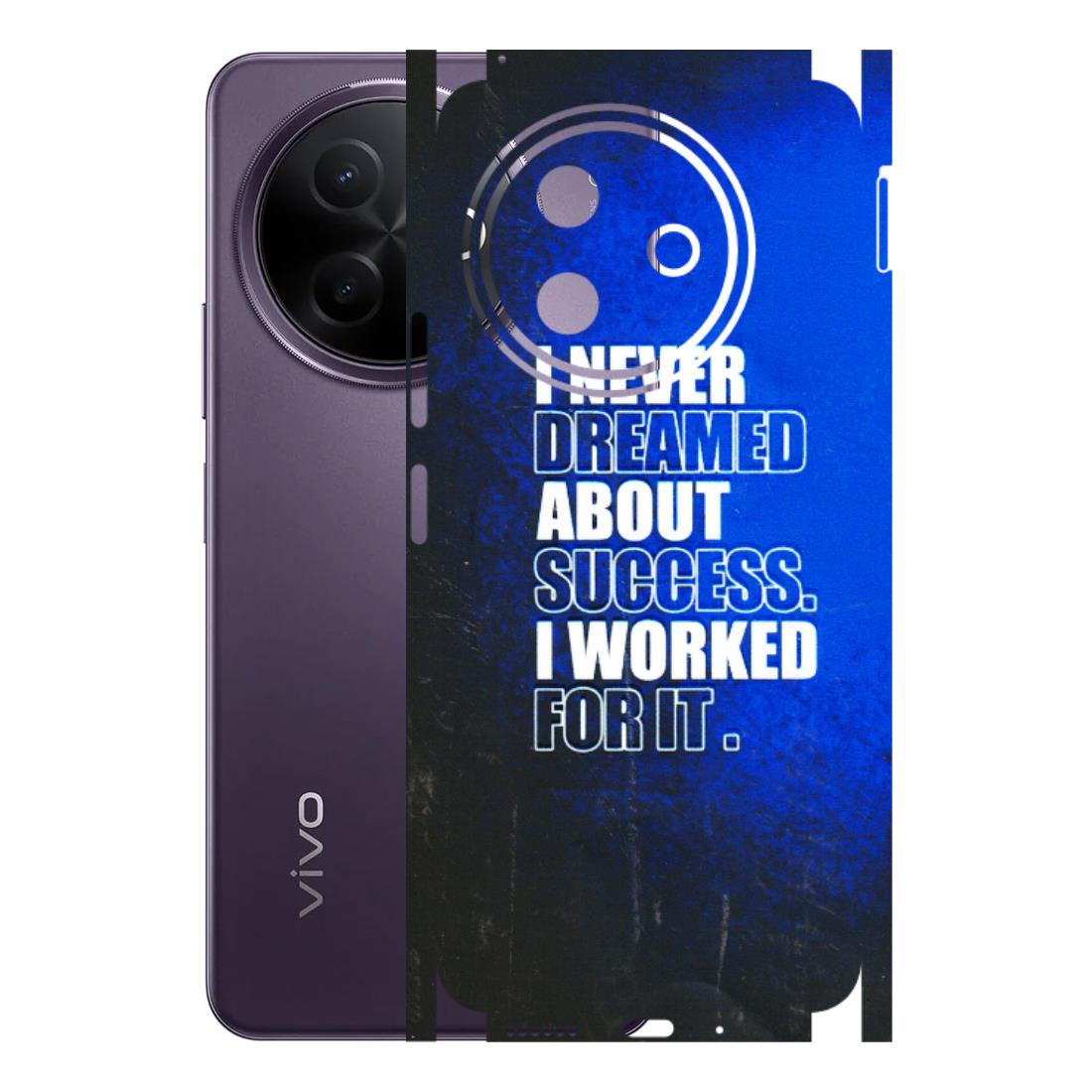 VIVO Y Series Phone Skins (All Models) - I Never Dreamed About Success - 3D Embossed Finish (L-283) Vivo Y39 5G
