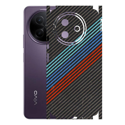 VIVO Y Series Phone Skins (All Models) - Carbon BM - 3D Embossed Finish (L-302) Vivo Y39 5G