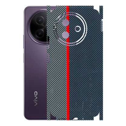 VIVO Y Series Phone Skins (All Models) - Blue Sober Lines - 3D Embossed Finish (L-305) Vivo Y39 5G