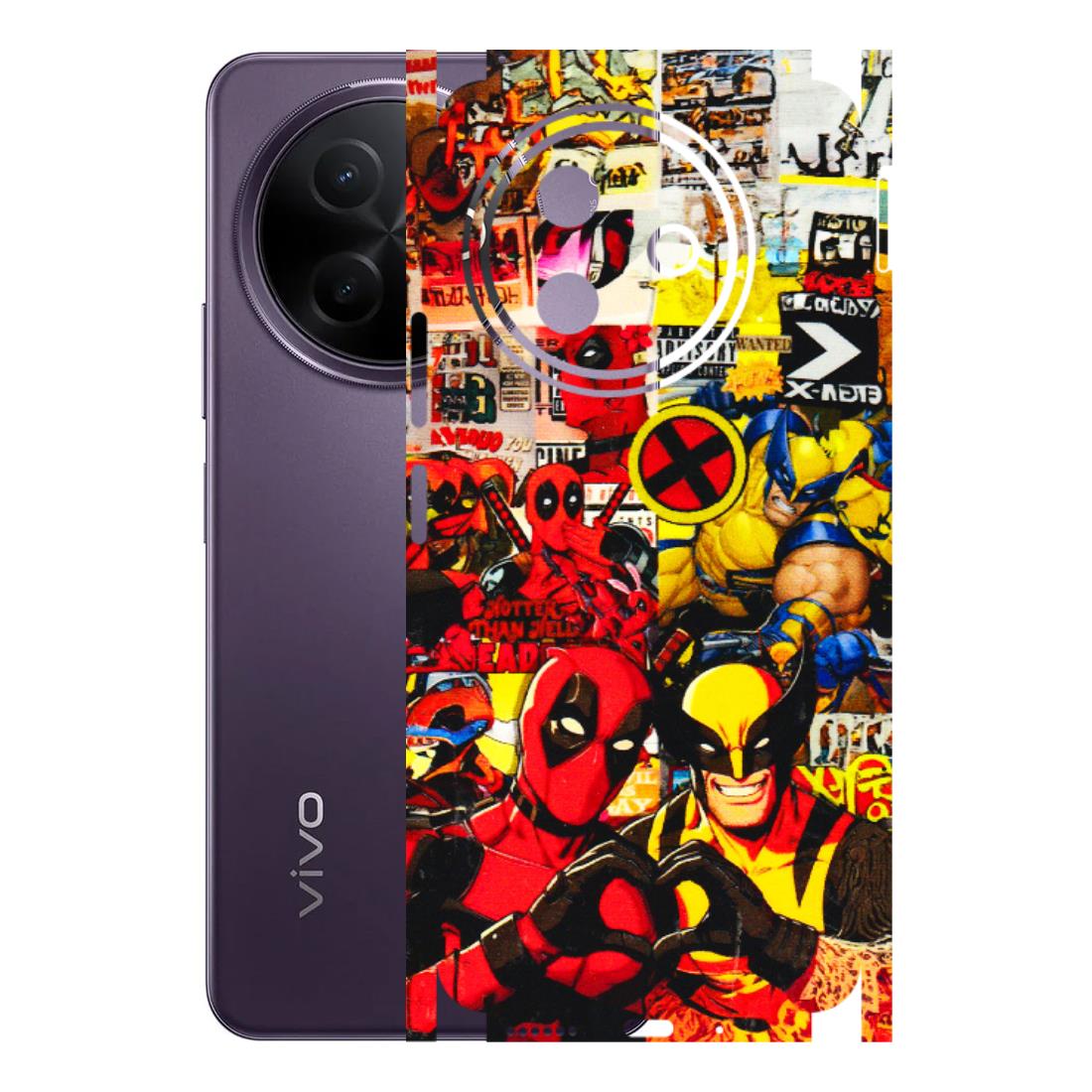 VIVO Y Series Phone Skins (All Models) - Spidy Wolverine - 3D Embossed Finish (L-310) Vivo Y39 5G