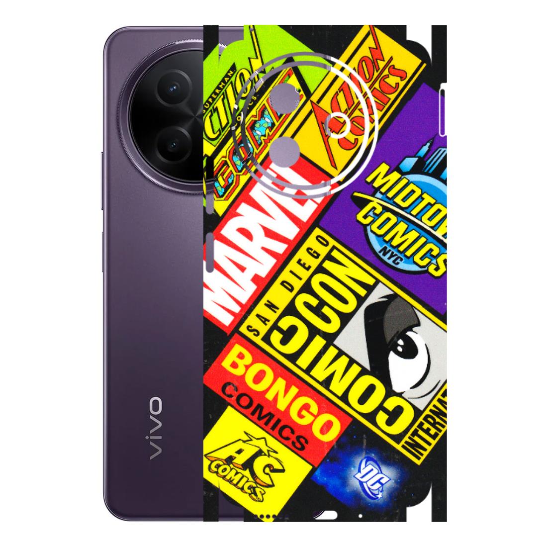 VIVO Y Series Phone Skins (All Models) - Bongo Comic Con - 3D Embossed Finish (L-325) Vivo Y39 5G