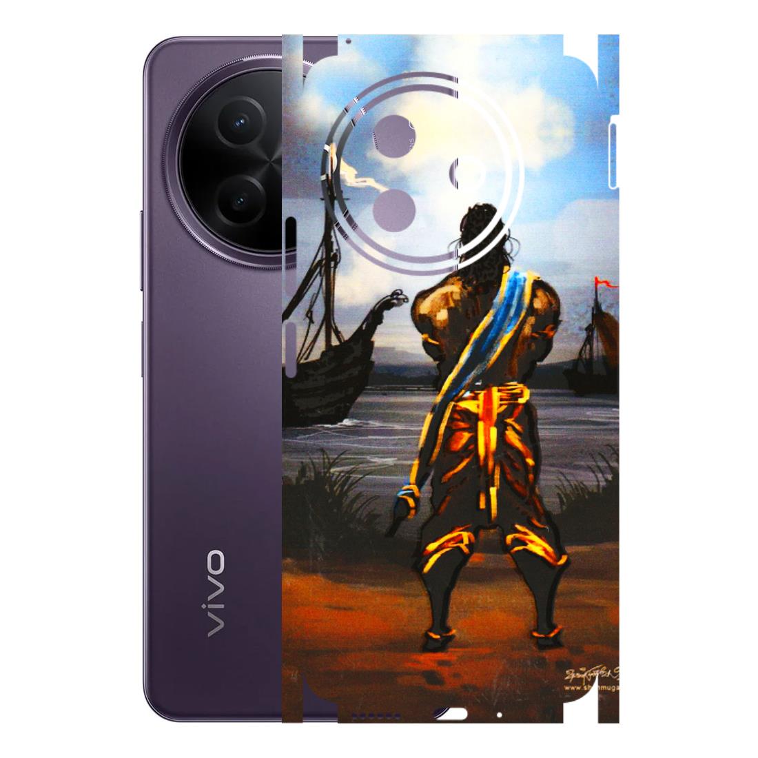 VIVO Y Series Phone Skins (All Models) - Heavenly God Figure - 3D Embossed Finish (L-34) Vivo Y39 5G