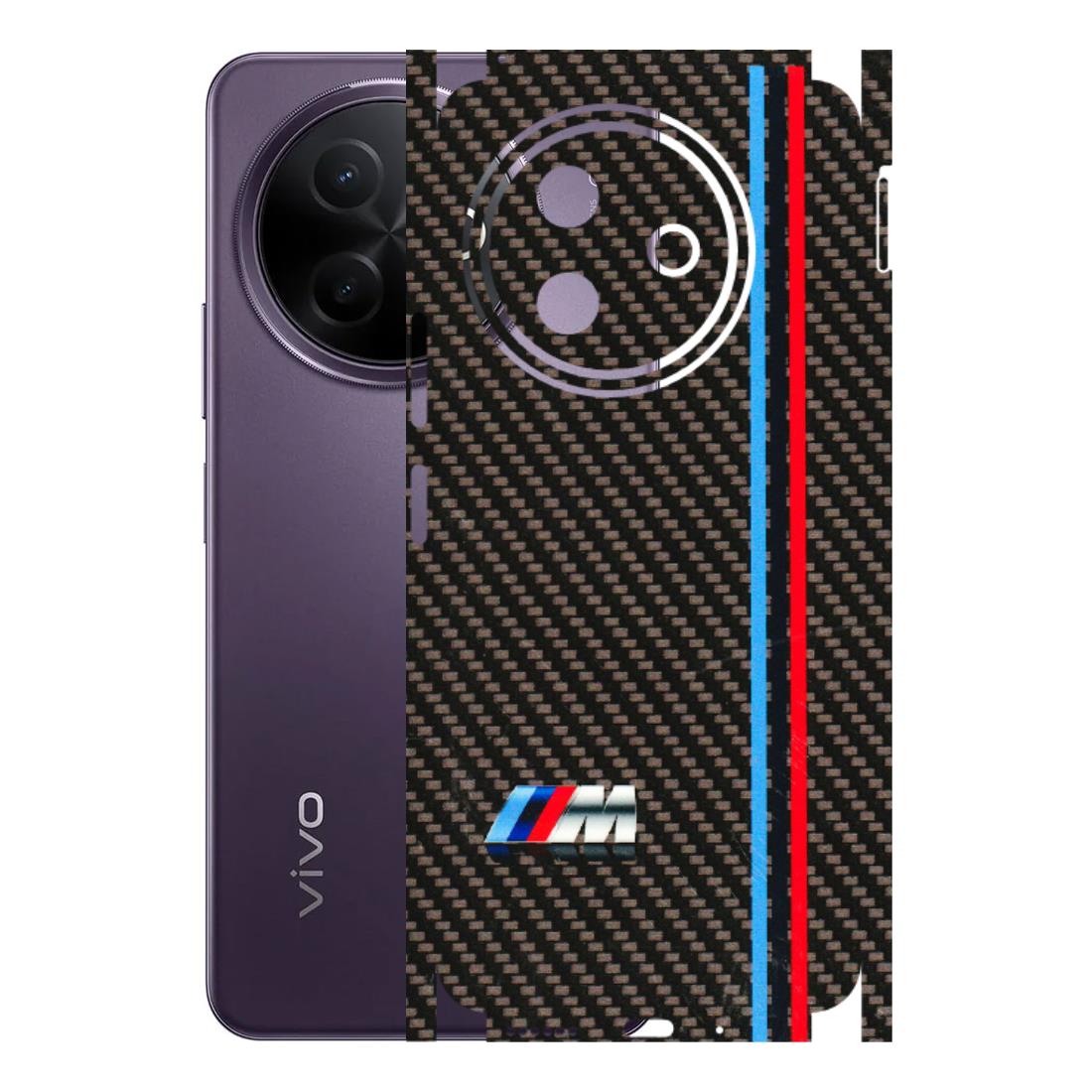 VIVO Y Series Phone Skins (All Models) - BM Carbon Fiber Feels - 3D Embossed Finish (L-38) Vivo Y39 5G