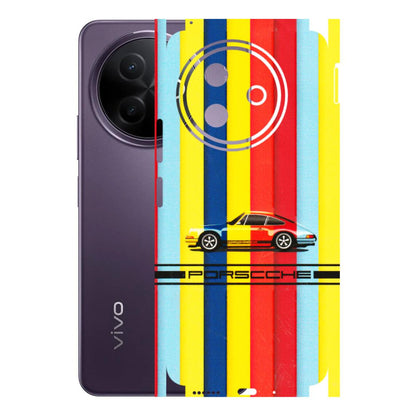 VIVO Y Series Phone Skins (All Models) - Multicolour Porche - 3D Embossed Finish (L-39) Vivo Y39 5G