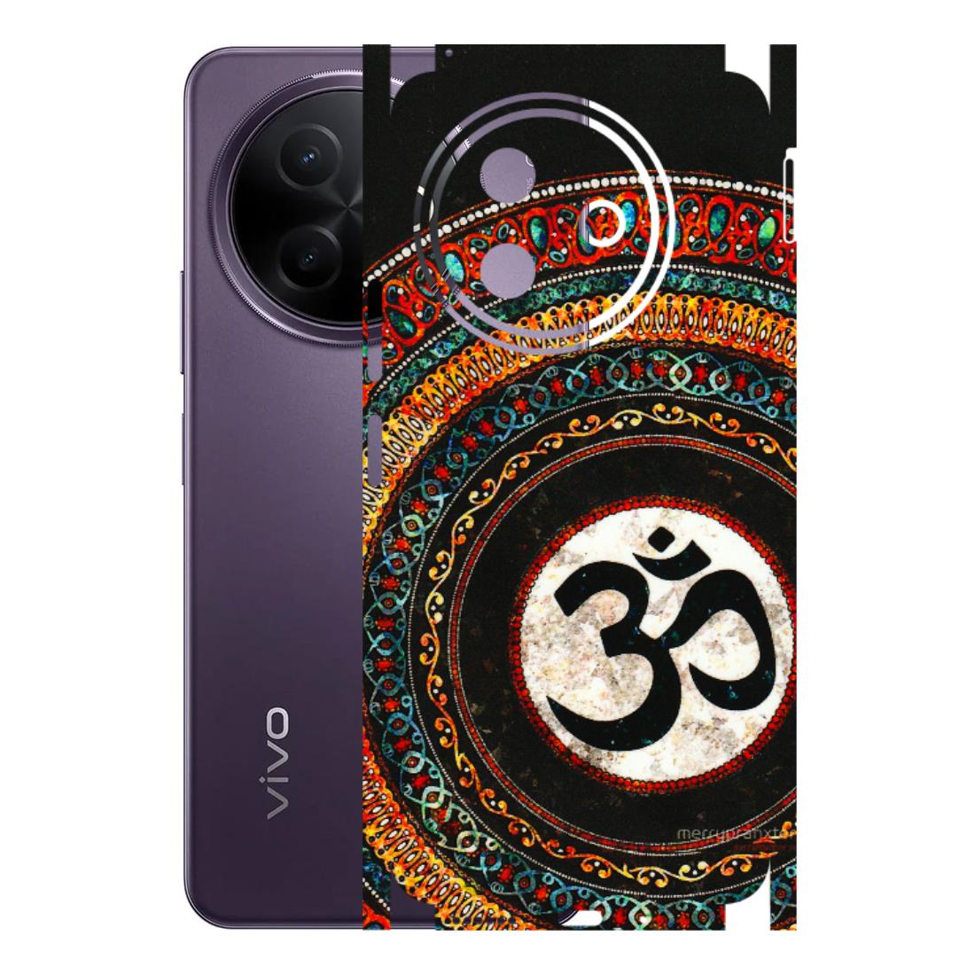 VIVO Y Series Phone Skins (All Models) - Aum Chant Abstract - 3D Embossed Finish (L-42) Vivo Y39 5G