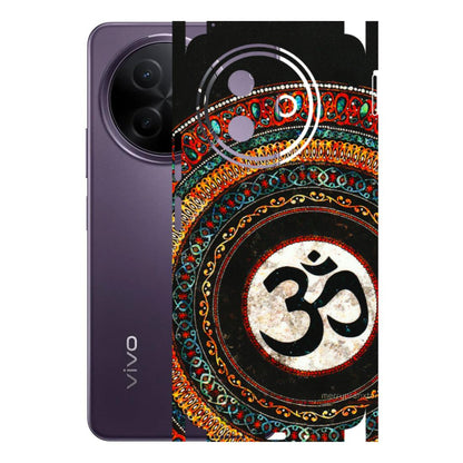 VIVO Y Series Phone Skins (All Models) - Aum Chant Abstract - 3D Embossed Finish (L-42) Vivo Y39 5G
