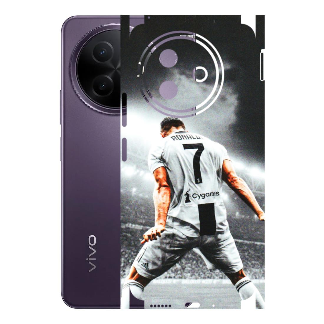 VIVO Y Series Phone Skins (All Models) - Ronaldo CR7 Crazy - 3D Embossed Finish (L-44) Vivo Y39 5G