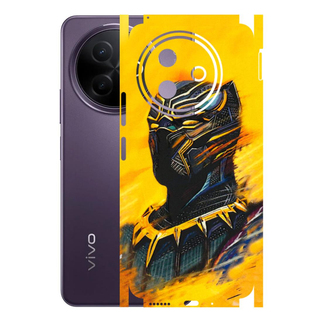 VIVO Y Series Phone Skins (All Models) - Yellow Panther - 3D Embossed Finish (L-54) Vivo Y39 5G