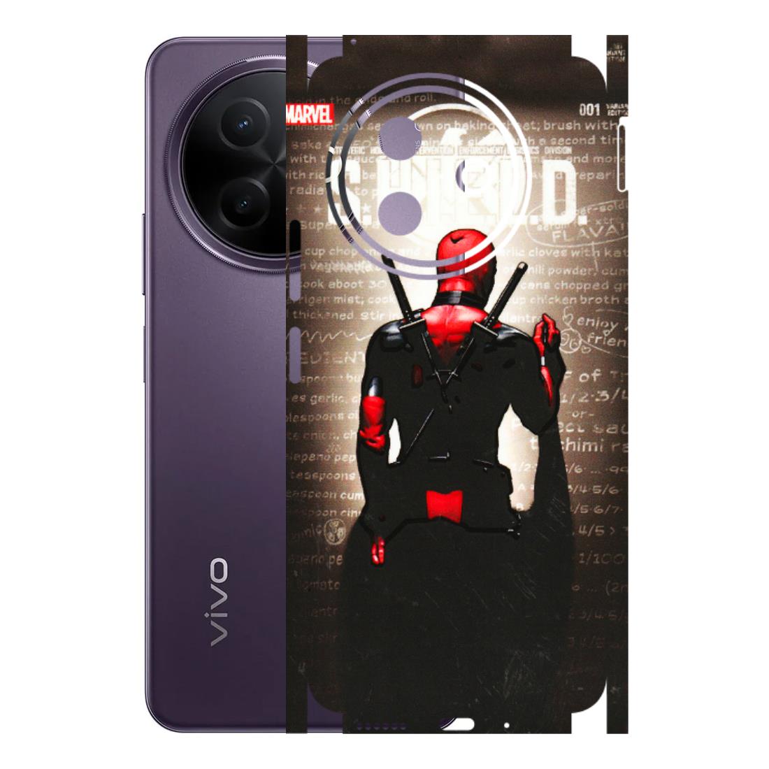 VIVO Y Series Phone Skins (All Models) - Deadpool - 3D Embossed Finish (L-56) Vivo Y39 5G