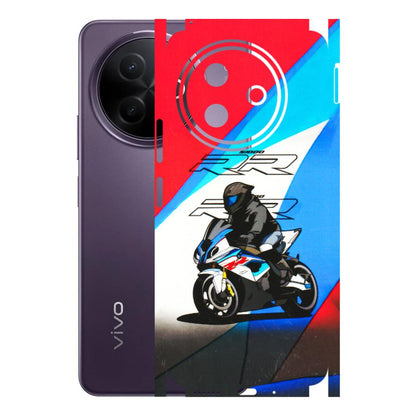 VIVO Y Series Phone Skins (All Models) - Bikers Love - 3D Embossed Finish (L-58) Vivo Y39 5G