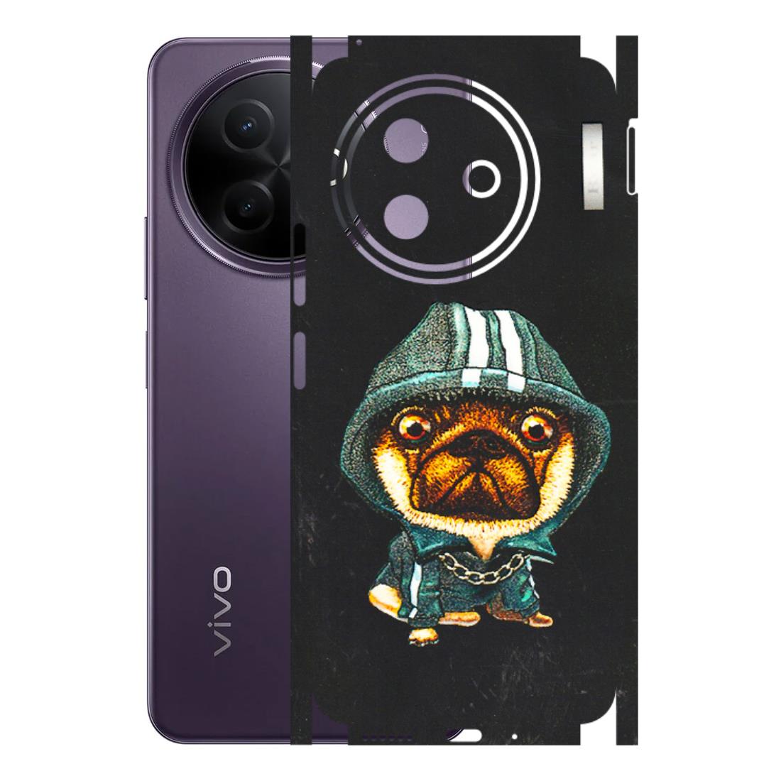 VIVO Y Series Phone Skins (All Models) - Puppy N Hoodie - 3D Embossed Finish (L-90) Vivo Y39 5G