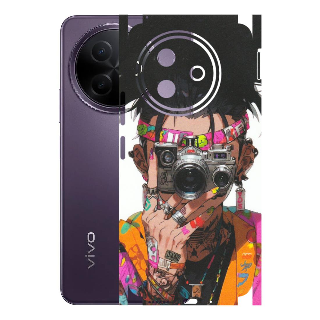VIVO Y Series Phone Skins (All Models) - Camera Lover Girl - Matte Finish (M-09) Vivo Y39 5G
