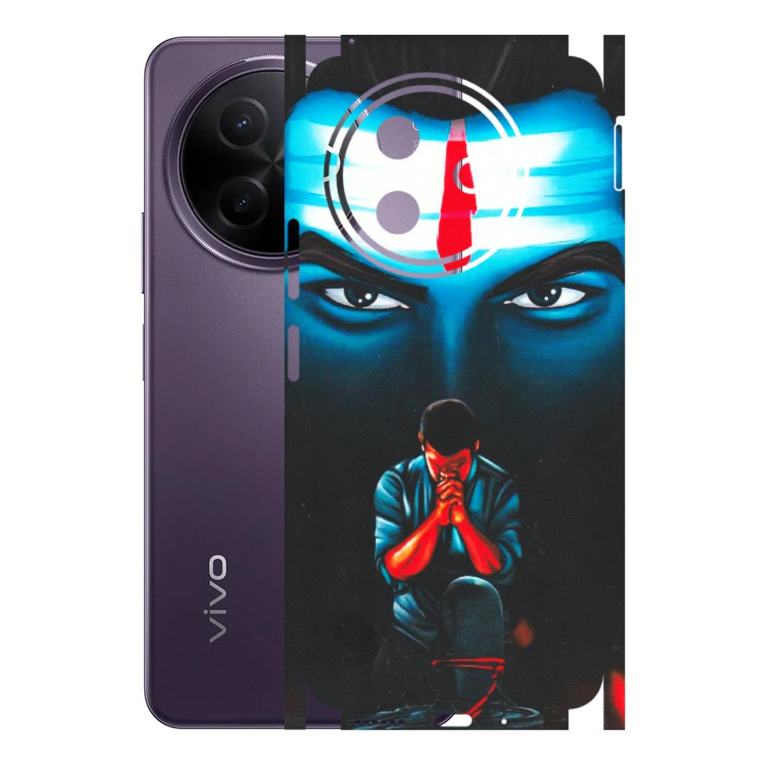 VIVO Y Series Phone Skins (All Models) - Mahakal Bhakt - Matte Finish (M-112) Vivo Y39 5G