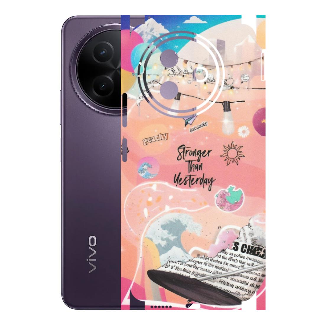VIVO Y Series Phone Skins (All Models) - Stronger Then Yesterday - Matte Finish (M-128) Vivo Y39 5G