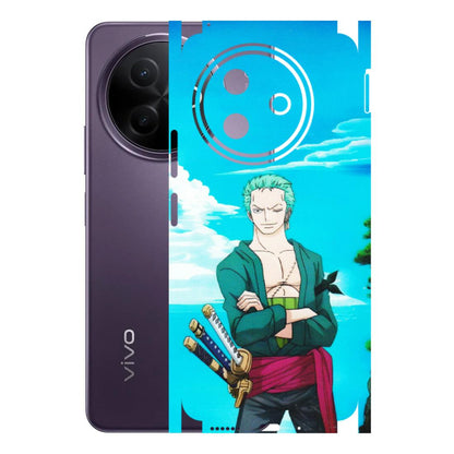 VIVO Y Series Phone Skins (All Models) - Cool Swordman Zoro Anime - Matte Finish (M-143) Vivo Y39 5G