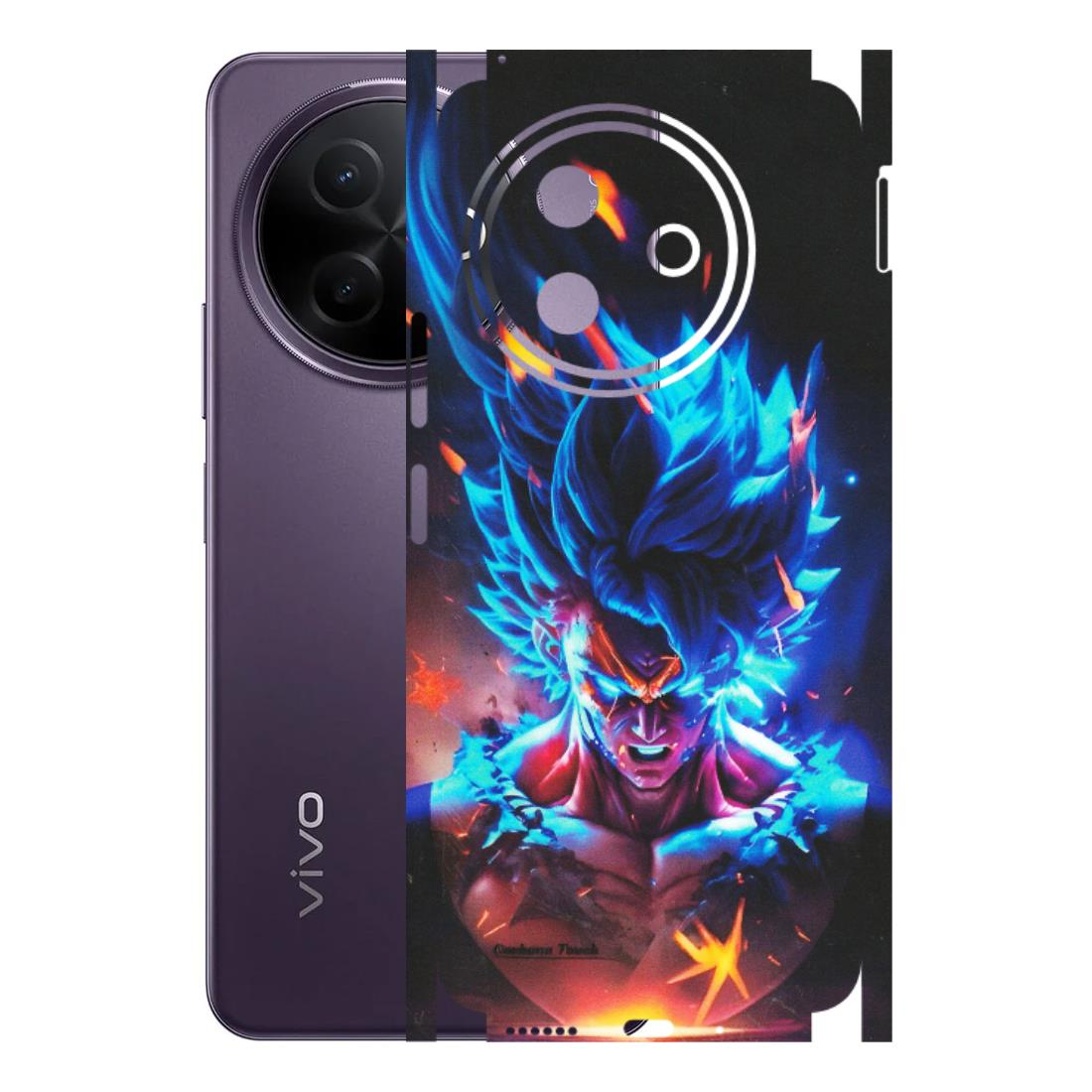 VIVO Y Series Phone Skins (All Models) - Angry Goku Dragon Ball Anime - Matte Finish (M-150) Vivo Y39 5G