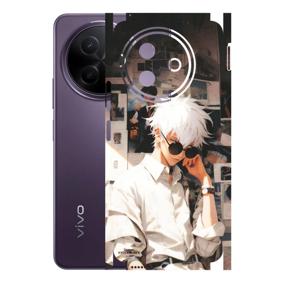 VIVO Y Series Phone Skins (All Models) - Gojo Satoru Jujustu Kaisen Anime - Matte Finish (M-156) Vivo Y39 5G