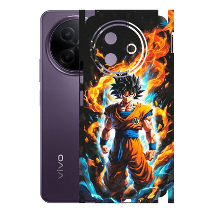 VIVO Y Series Phone Skins (All Models) - Goku Transformation Anime - Matte Finish (M-159) Vivo Y39 5G