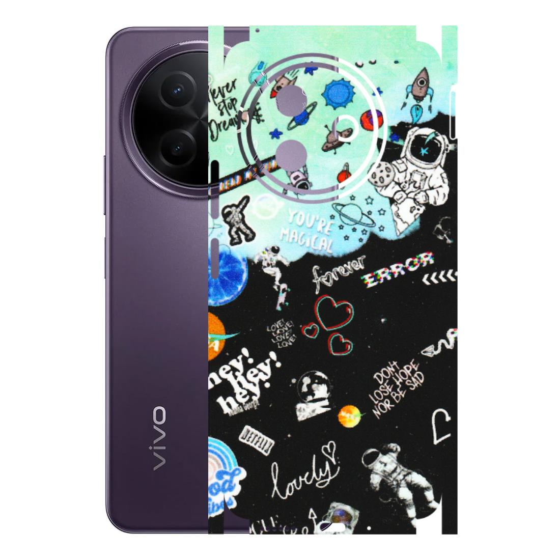 VIVO Y Series Phone Skins (All Models) - Living In A Space Dream - Matte Finish (M-46) Vivo Y39 5G