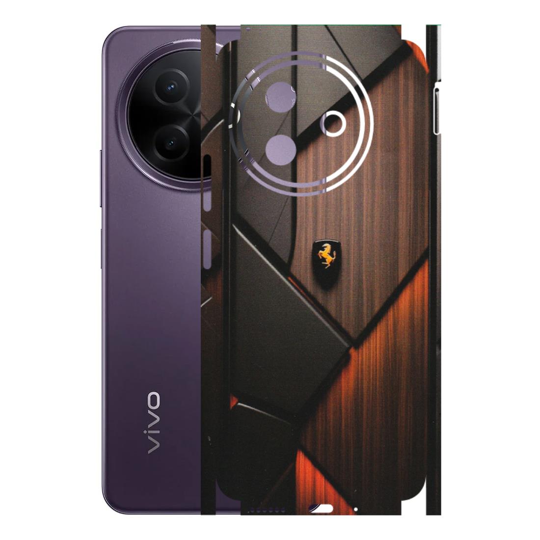 VIVO Y Series Phone Skins (All Models) - Lambo Beauty Wood Pattern Sober - Matte Finish (M-51) Vivo Y39 5G