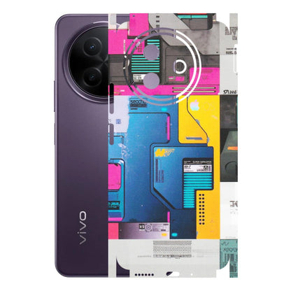 VIVO Y Series Phone Skins (All Models) - Colourfull Motherboard Internals - Matte Finish (M-55) Vivo Y39 5G