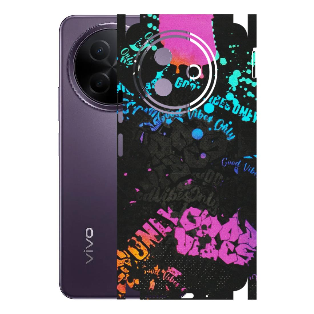 VIVO Y Series Phone Skins (All Models) - Majestic Black Vibes - Matte Finish (M-62) Vivo Y39 5G