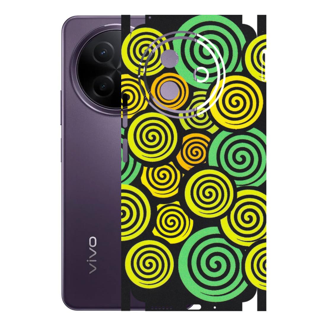 VIVO Y Series Phone Skins (All Models) - Crazy Spiral - Matte Finish (M-91) Vivo Y39 5G