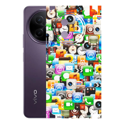 VIVO Y Series Phone Skins (All Models) - All Apple Icons - Matte Finish (M-93) Vivo Y39 5G