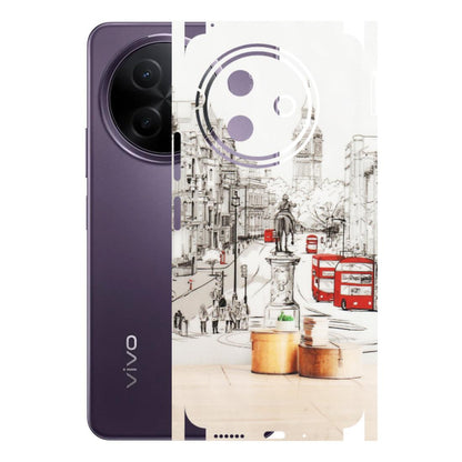 VIVO Y Series Phone Skins (All Models) - London Street - Transparent Finish (T-02) Vivo Y39 5G