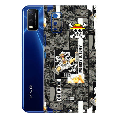 VIVO Y Series Phone Skins (All Models) - Cuffy Anime MonkeyCamic - 3D Embossed Finish (L-242) Vivo Y3S