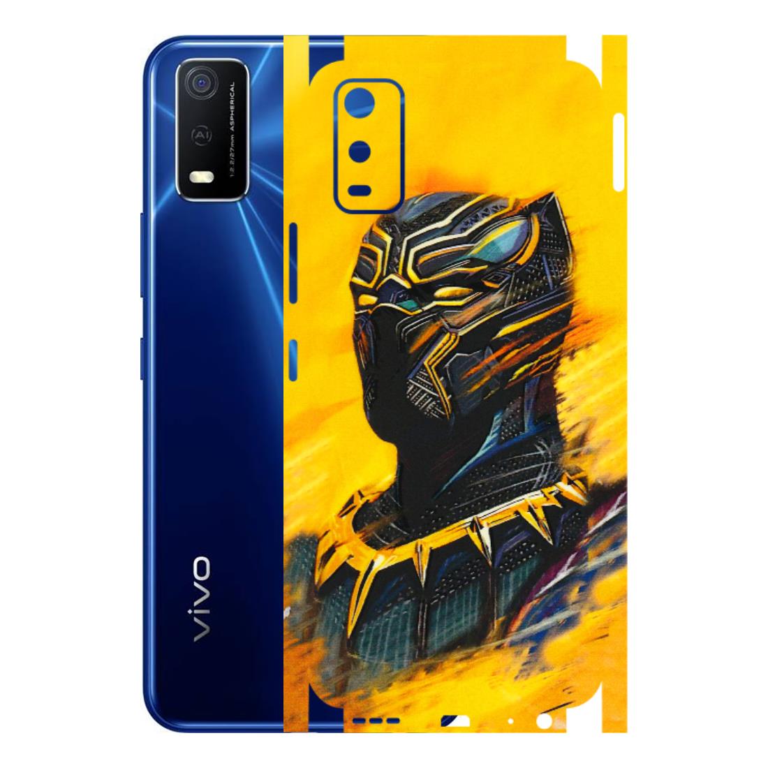 VIVO Y Series Phone Skins (All Models) - Yellow Panther - 3D Embossed Finish (L-54) Vivo Y3S