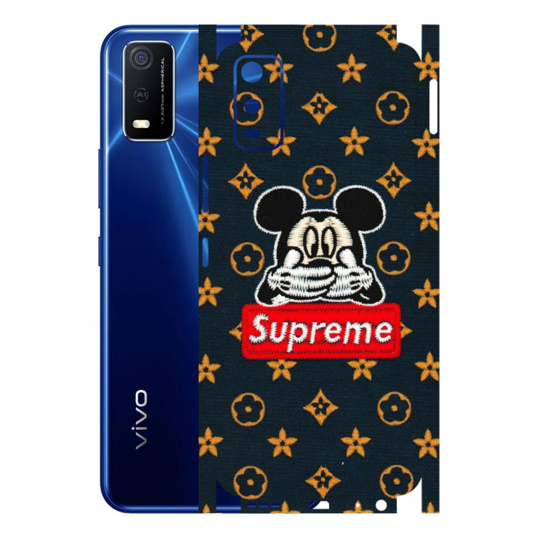VIVO Y Series Phone Skins (All Models) - Mickey Supreme - Matte Finish (M-83) Vivo Y3S