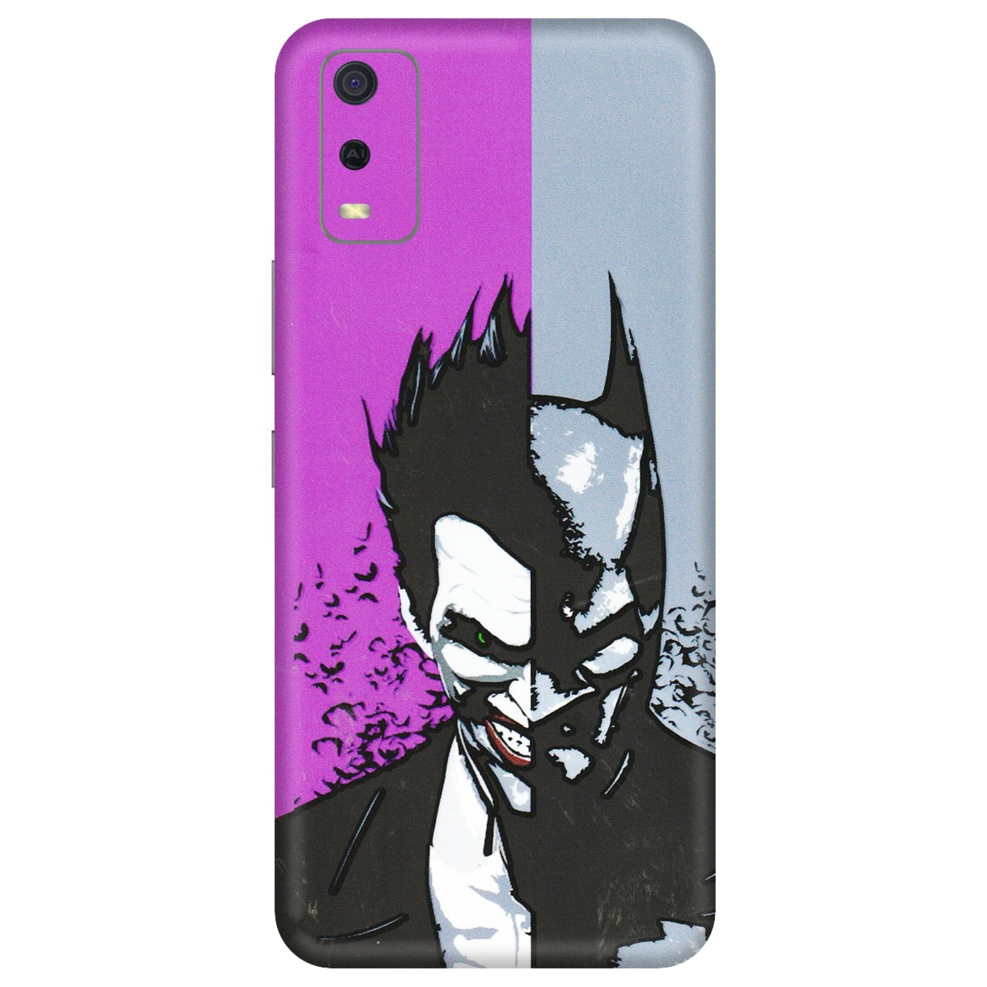 VIVO Y Series Phone Skins (All Models) - Batman & Joker - 3D Embossed Finish (L-143) Vivo Y3S