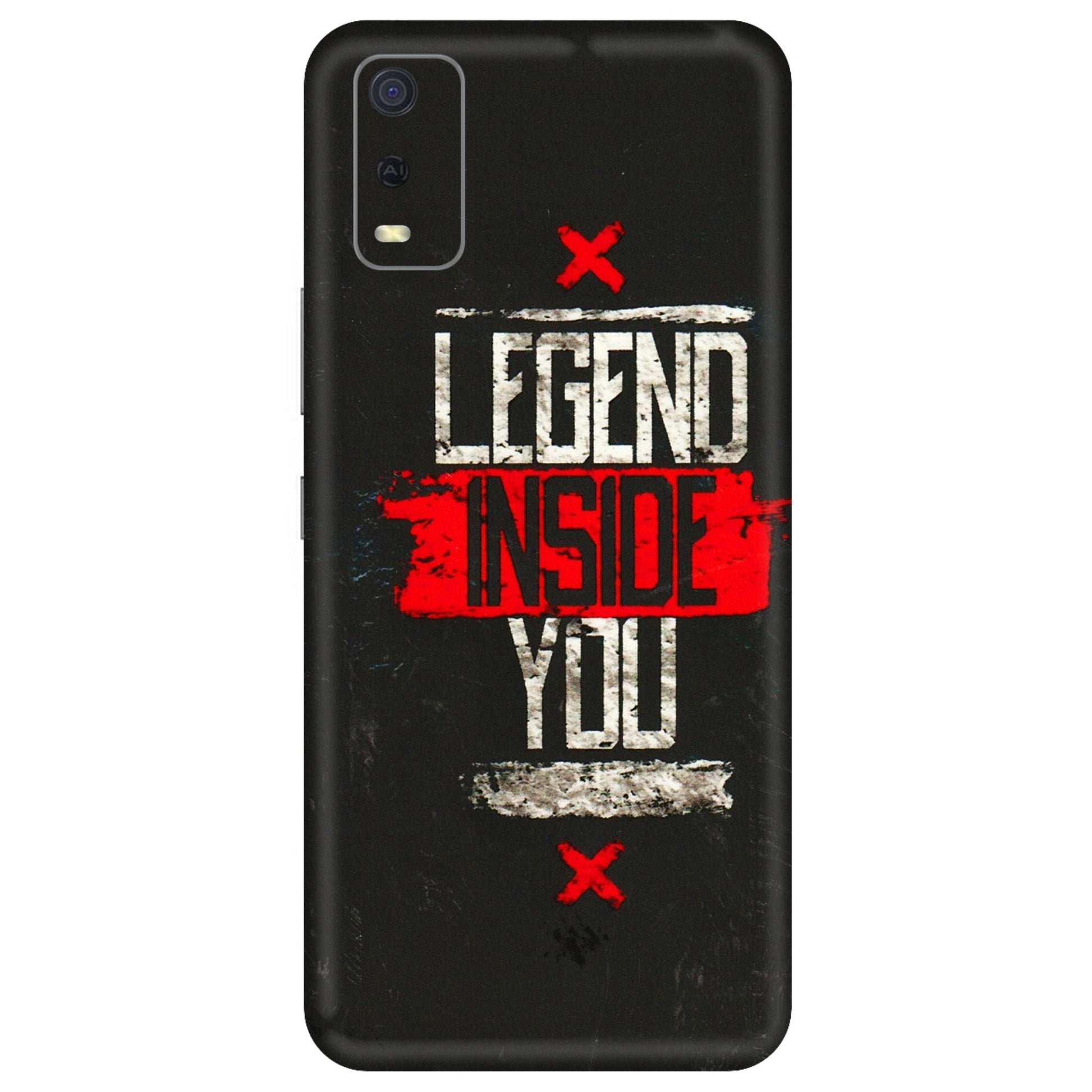 VIVO Y Series Phone Skins (All Models) - Legend Inside You - 3D Embossed Finish (L-186) Vivo Y3S