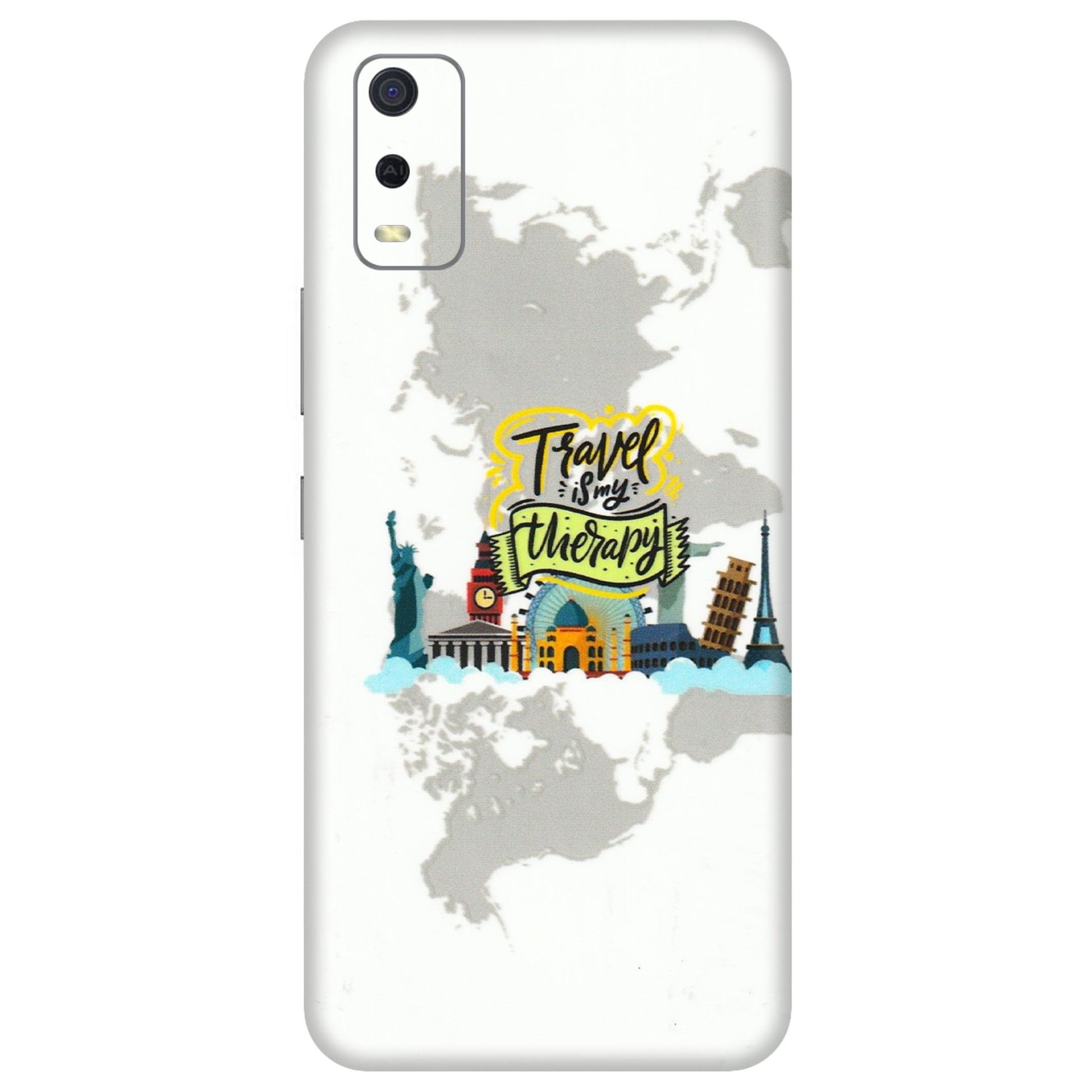 VIVO Y Series Phone Skins (All Models) - Travel Therapy - 3D Embossed Finish (L-199) Vivo Y3S